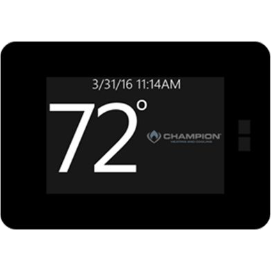 Champion Hx™ Wi-Fi Touch Screen Thermostat.
